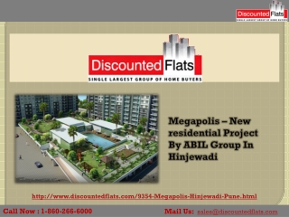 Buy 2 & 3BHK Apartments In Hinjewadi – Megapolis