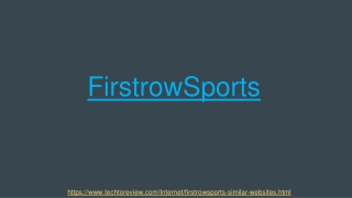 15  FirstRowSports Similar Websites For Live Sports Streaming