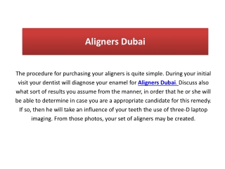 Aligners in Abu Dhabi