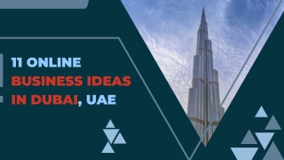 11 Online Business Ideas in Dubai, UAE