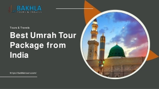 Umrah Travel Agency in India