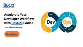 Accelerate Your Developer Workflow with DevOps Course