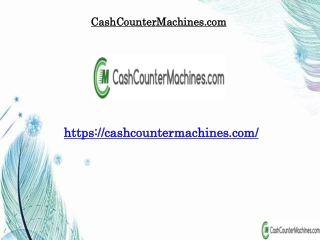 Cash Counting Machine