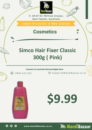 Simco Hair Fixer Classic 300g ( Pink) - Mandi Bazaar