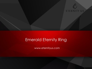 Shop Best Emerald Eternity Ring Online - www.eternityus.com