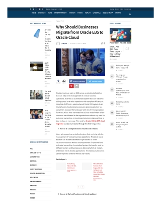 Why Should Businesses Migrate from Oracle EBS to Oracle Cloud