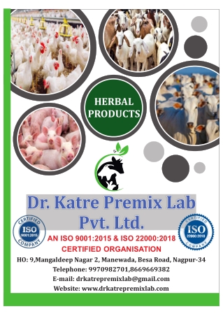 Cattle feed Premix Supplements from India