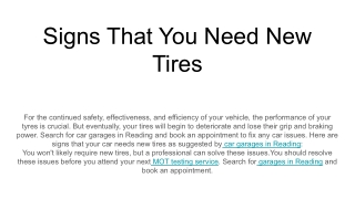 Signs That You Need New Tires (1)