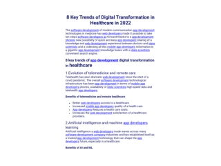8 Key Trends of Digital Transformation in Healthcare in 2022.1