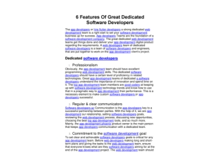 6 Features Of Great Dedicated Software Developers (1)