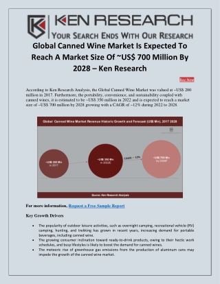 Global Canned Wine Distribution Channel - Ken Research