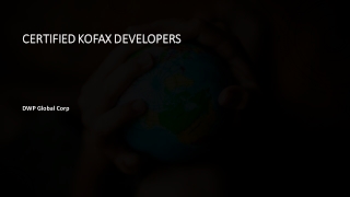 The Certified Kofax Developers | Legacy Modernization Services