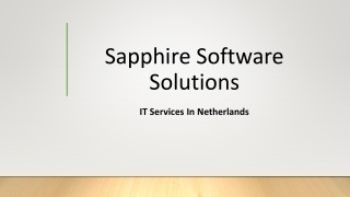 Top-rated IT Services Provider in Netherlands | Android & iOS App Development