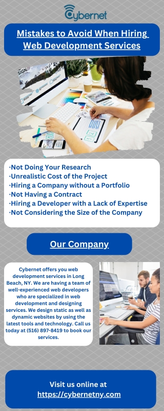 Mistakes to Avoid When Hiring  Web Development Services