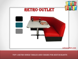 Top 4 retro diner tables and chairs for restaurants