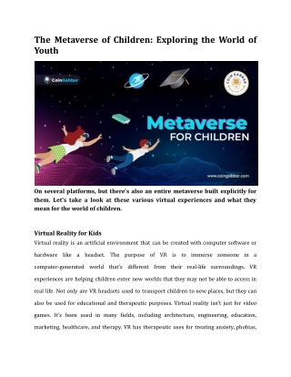 The Metaverse of Children_ Exploring the World of Youth (1)