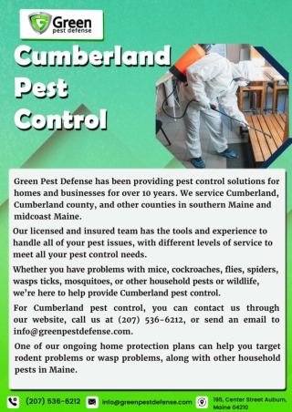 Cumberland Pest Control GPD