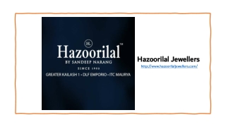 Hazoorilal