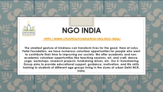 ngo india