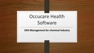 On-Demand EHS Management Software for Chemical Industry | Occucare