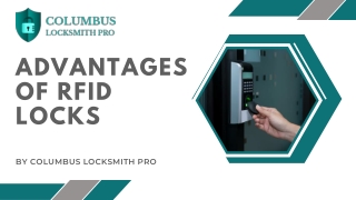 ADVANTAGES OF RFID LOCKS