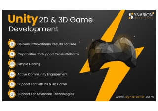 Reasons to Choose Unity for 2D & 3D Mobile Game Development