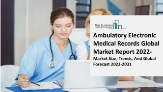 Ambulatory Electronic Medical Records Market Overview and Forecasts through 2031