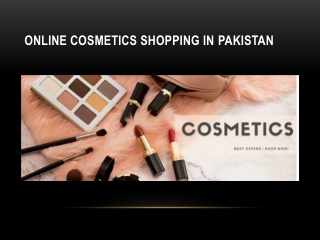 Online Cosmetics Shopping in pakistan