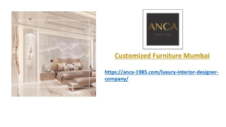 Customized Furniture Mumbai