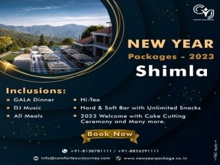 India New Year Packages 2023 | Deventure Shimla Hills Resort New Year Packages