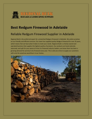 Best Redgum Firewood in Adelaid1