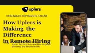 Hire Talent Remotely