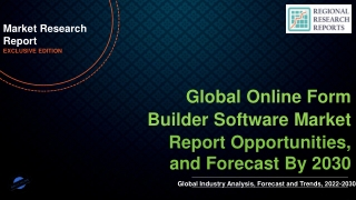 Online Form Builder Software Market SWOT Analysis, Business Growth Opportunities by 2030