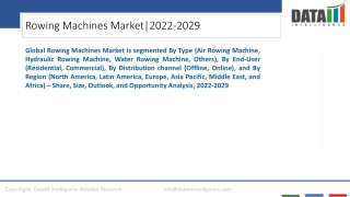 Rowing Machines Market Growth Drivers 2022-2029