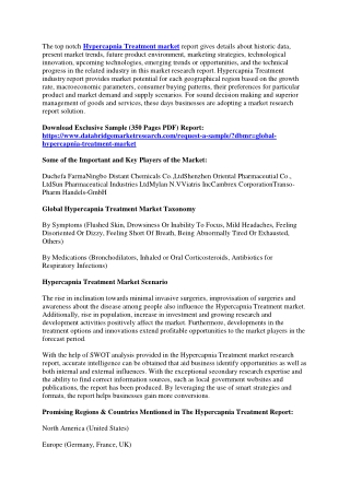 Hypercapnia Treatment Market
