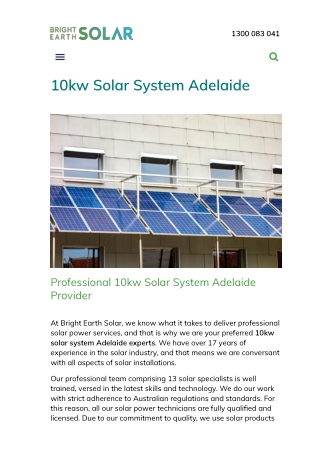 10kw Solar System Adelaide