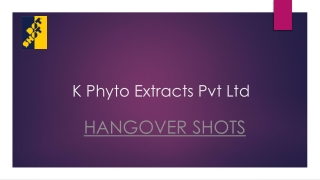 Hangover Shots | Dotshot.in