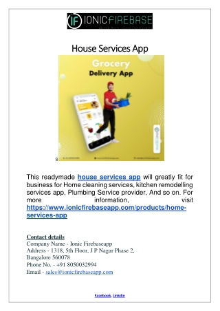 House Services App