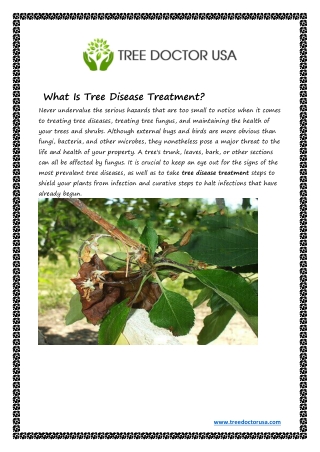 Tree Disease Specialist