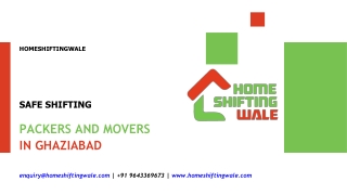 Trusted Packers Movers in Ghaziabad | HomeShiftingWale