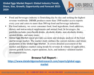 Eggs Market report