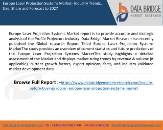 Europe Laser Projection Systems Market report