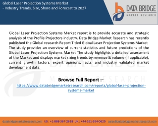 Laser Projection Systems Market report