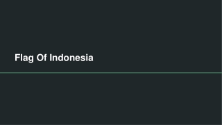 Flag Of Indonesia