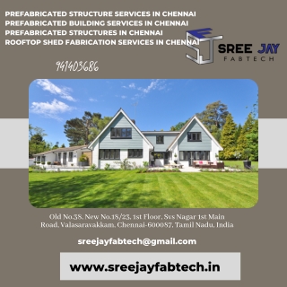 Prefabricated Structure Services in chennai