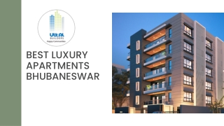 Best Luxury Apartments Bhubaneswar