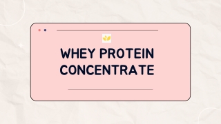 whey protein concentrate