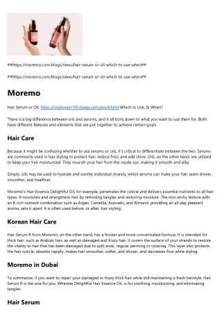 Moremo