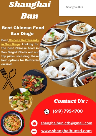 Best Chinese Food San Diego