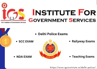 Best Delhi Police Coaching in Noida| IGS institute